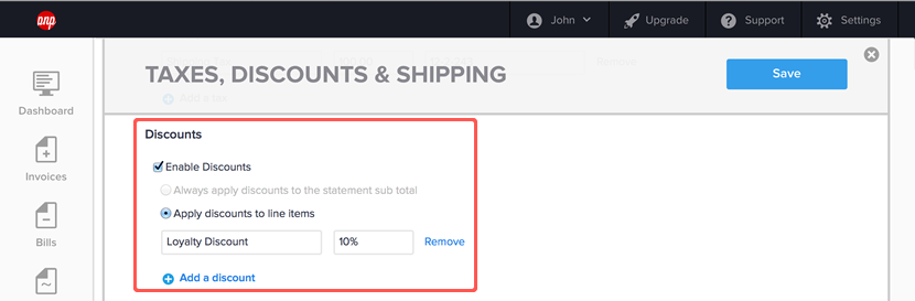 Enabling discounts in Hiveage